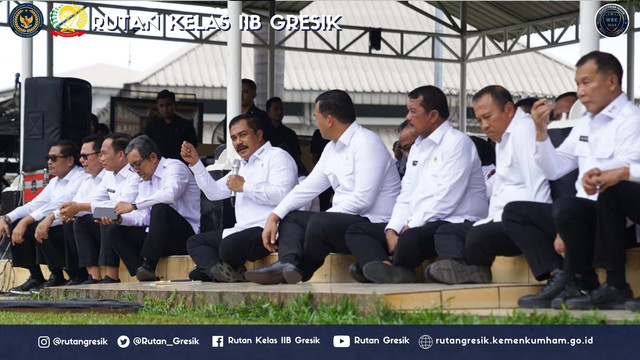 Menteri Imipas Makan Bersama Warga Binaan Rutan Cipinang