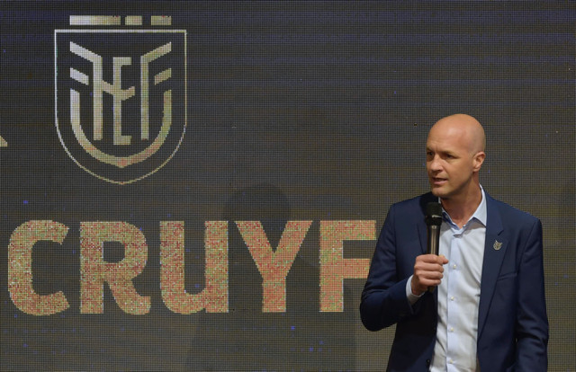 Jordi Cruyff dari Belanda. Foto: Rodrigo Buendia/AFP