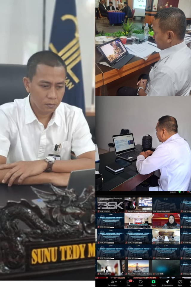 Kakanwil Kemenkum Sulbar Bersama Kadiv Yankum Ikuti Webinar IG