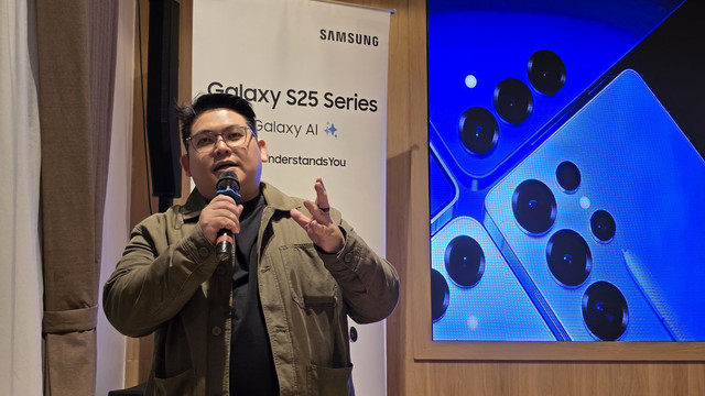 Verry Octavianus, MX Product Marketing Senior Manager, Samsung Electronics Indonesia, di acara #AIUnderstandsYou Trip with Galaxy S25 Series di Da Nang, Vietnam. Foto: Muhammad Fikrie/kumparan