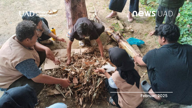 Mahasiswa KKN Universitas Ahmad Dahlan (UAD) bersama Warga Gedangan Olah Sampah Organik jadi Pupuk Ramah Lingkungan (Dok. KKN UAD 138 Unit XII.D.1)