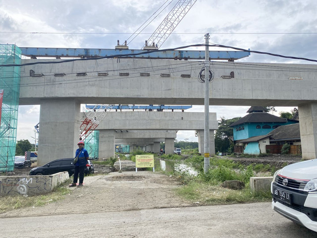 Suasana di lokasi pembangunan tol Jogja-Solo. Foto: Resti Damayanti/Pandangan Jogja