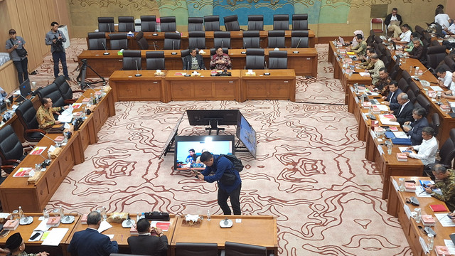 Rapat kerja SKK Migas bersama Komisi XII DPR RI, di Gedung DPR RI, Jakarta Pusat pada Kamis (27/2). Foto: Argya Maheswara/kumparan