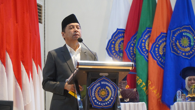 Koordinator Perguruan Tinggi Islam (kopertais) Wilayah VIII Sulawesi, Maluku, dan Papua Prof. Hamdan Juhannis PhD 