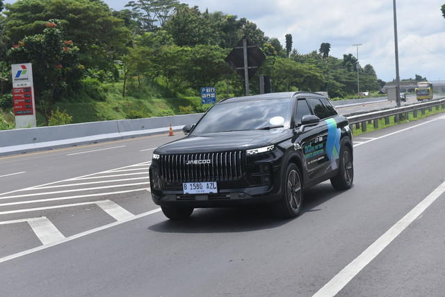 Media test drive Jaecoo J7 SHS Super Hybrid Marathon, Jakarta-Bali "1.300KM One Tank, Infinite Adventures". Foto: Jaecoo