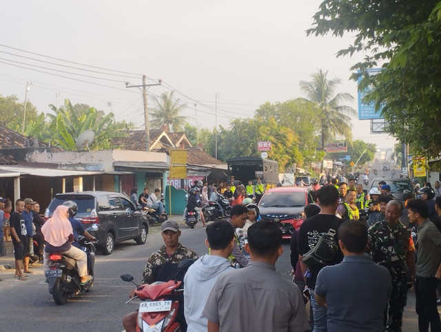 Keributan di Jalan Parangtritis. Foto: Dok. Polres Bantul/Pandangan Jogja