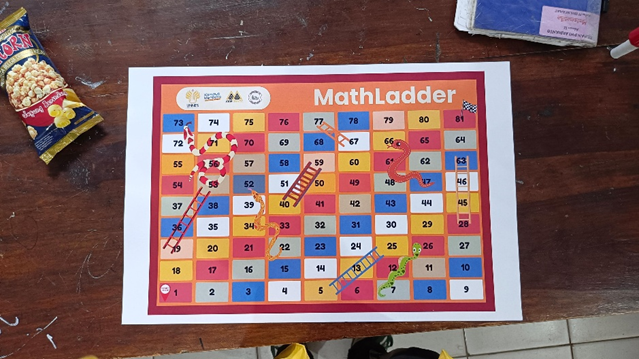 Media permainan ular tangga MathLadder.