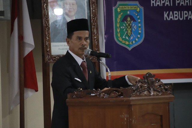 Bupati Sintang, Gregorius Herkulanus Bala. Foto; Dok Diskominfo Sintang