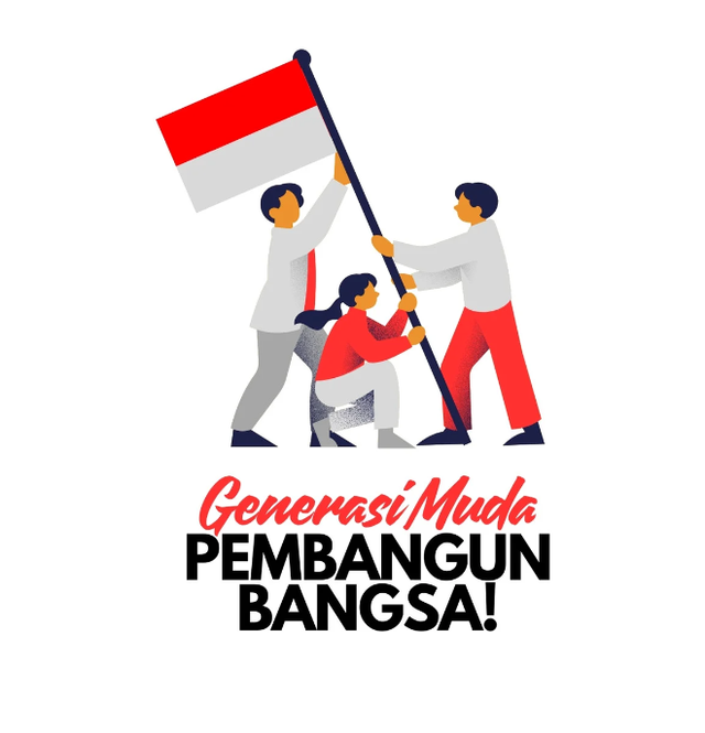 generasi muda pembangun bangsa/ by nita canva