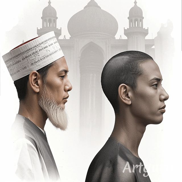 Ilustrasi Gambar Agama dan Budaya: Pilar Stratifikasi Sosial dalam Masyarakat Indonesia (https://www.artguru.ai/id/)