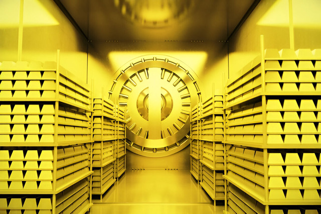 Golden Bank Vault. Foto: Golden Dayz/ Shutterstock