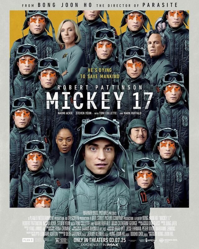 Poster film Mickey 17. Foto: Dok. mickey17