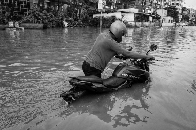 Ilustrasi banjir yang mulai surut, sumber: Pexels.