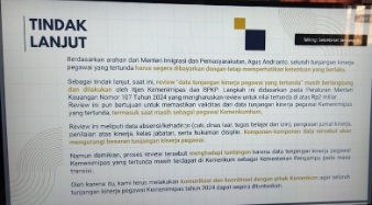 Rupbasan Mojokerto Ikuti Reviu Tunggakan Tunjangan Kinerja Pegawai