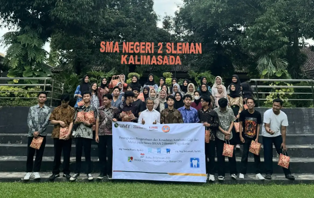 FKG UMY Gelar Penyuluhan Kesehatan Gigi dan Mulut di SMAN 2 Sleman