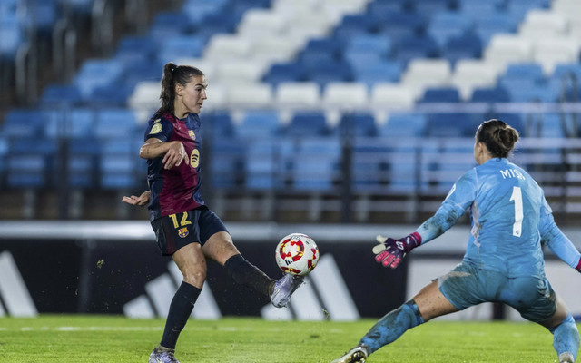 Barcelona Femeni mengalahkan Real Madrid dengan skor telak 0-5 di semifinal Copa de la Reina 2024/25, Jumat (7/3/2025).
 Foto: dok. Barcelona