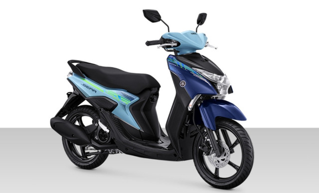 Yamaha Gear Ultima 125 Hybrid. Foto adalah Yamaha Gear 125. Sumber foto: www.yamaha-motor.co.id