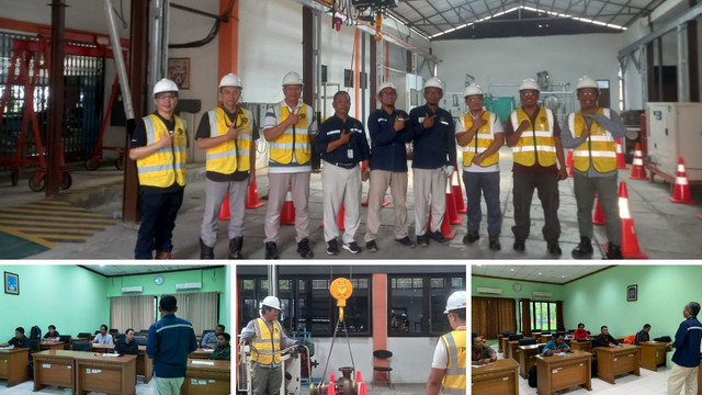 PPSDM Migas Sukses Tingkatkan Kompetensi Pekerja EMCL Bidang Operator Crane. (Dok. Humas PPSDM Migas)