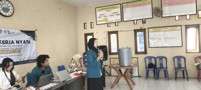 Sosialisasi Budikdamber oleh Mahasiswa KKN Universitas Lampung Periode I Tahun 2025