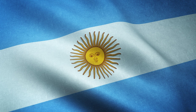 Ilustrasi Bendera Nasional Argentina (Sumber: Freepik)