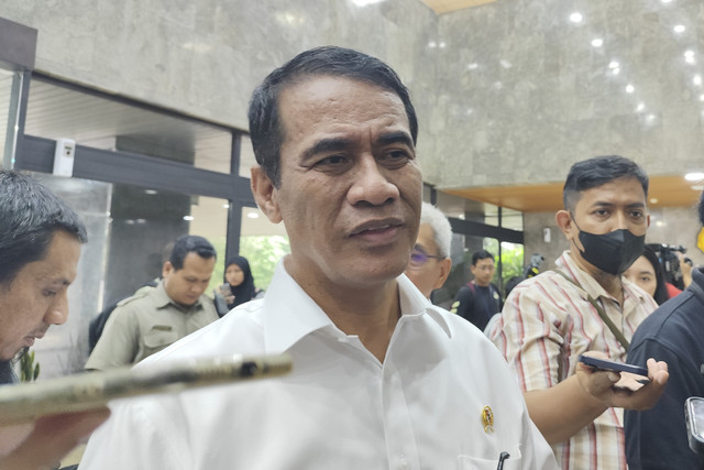 Menteri Pertanian (Mentan), Andi Amran Sulaiman saat ditemui di kantornya, Senin (10/3/2025). Foto: Widya Islamiati/kumparan