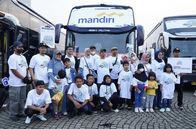 Bank Mandiri kembali menggelar program Mudik Bersama Mandiri Tahun 2025. Foto: Dok. Bank Mandiri