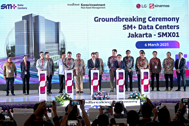 PT SMPlus Digital Investama, perusahaan infrastruktur dan layanan digital yang didukung oleh Sinar Mas, resmi membangun  SMX01, pusat data AI-Ready di Kawasan Pusat Bisnis, Jakarta.  Foto: Dok. Istimewa