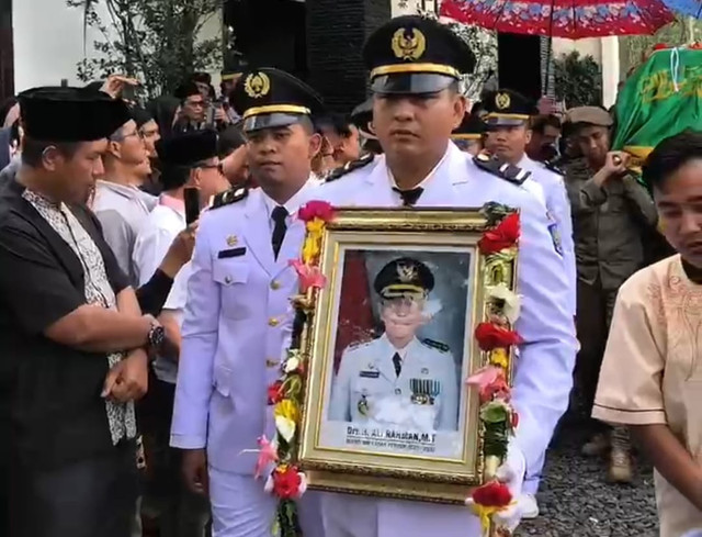 Suasana di Rumah Bupati Way Kanan, Almarhum Ali Rahman. | Foto: Istimewa