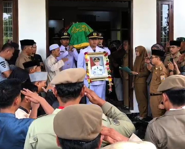 Suasana di Rumah Bupati Way Kanan, Almarhum Ali Rahman. | Foto: Istimewa