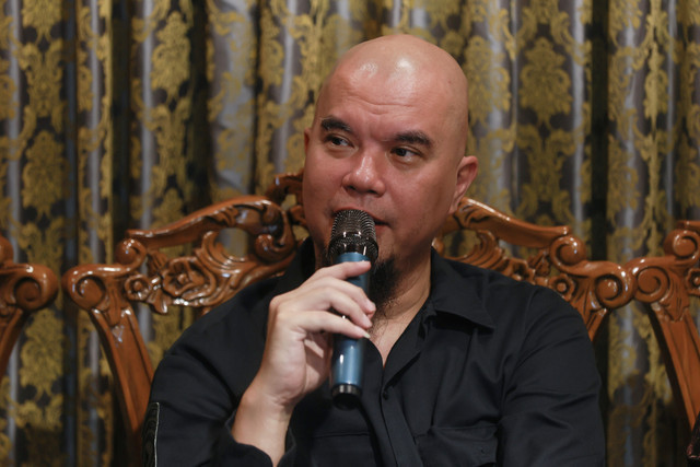 Musisi sekaligus anggota DPR Ahmad Dhani. Foto: Agus Apriyanto