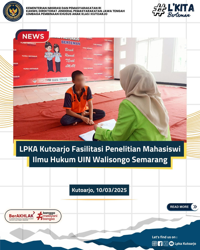 Dok Humas LPKA Kutoarjo