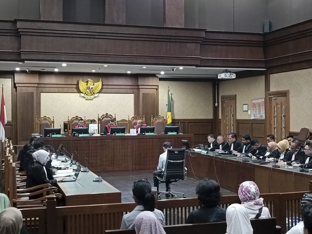 Sidang lanjutan eks Menteri Perdagangan RI Thomas Trikasih Lembong atau Tom Lembong terkait kasus importasi gula, di Pengadilan Tipikor Jakarta, Selasa (11/3/2025). Foto: Fadhil Pramudya/kumparan