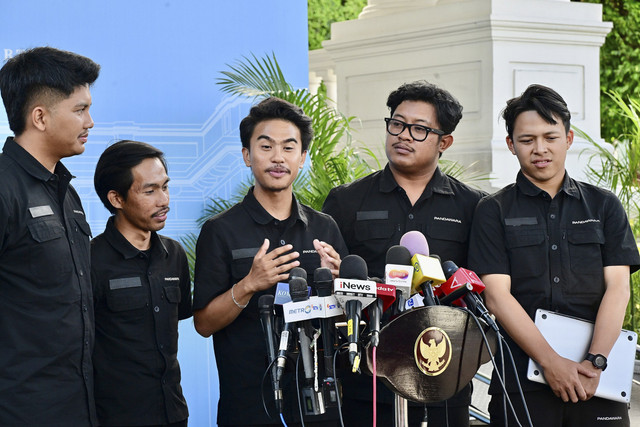 Pandawara Group di Istana Negara, Jakarta Pusat, Selasa (11/3/2025). Foto: Dok. Rusman - Biro Pers Sekretariat Presiden