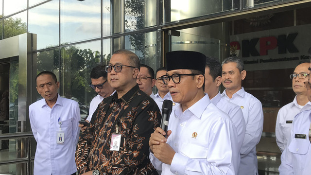 Mendes Yandri Susanto di Gedung Merah Putih KPK, Jakarta Selatan, Selasa (11/3/2025).  Foto: Dok. Istimewa