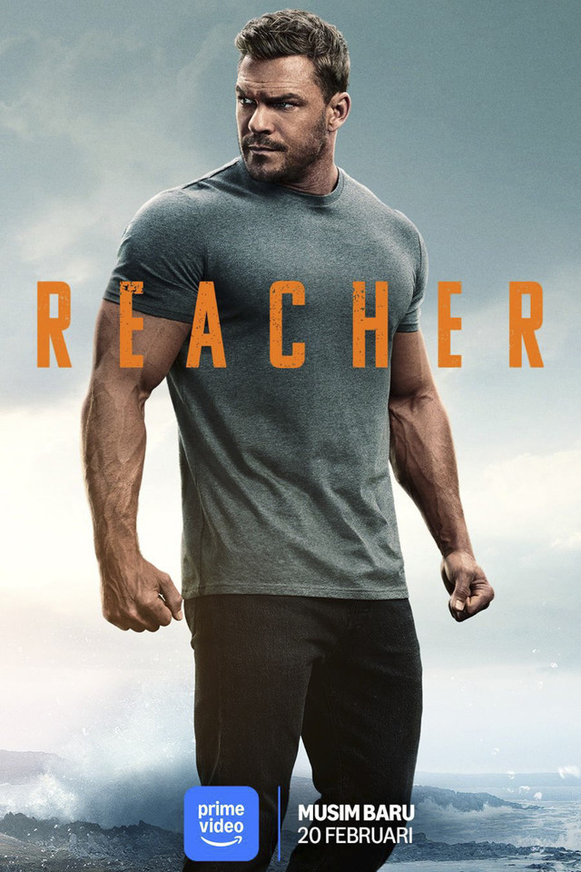 Prime Video telah merilis serial Reacher Season 3 yang tayang setiap hari Kamis, hingga 27 Maret. Alan Ritchson kembali memainkan karakter Reacher.  Foto: Dok. Prime Video