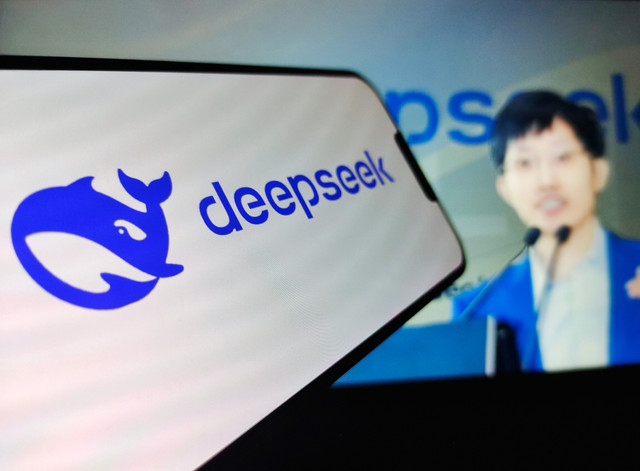 logo chatbot AI Deepseek. Foto: Sunil prajapati/Shutterstock