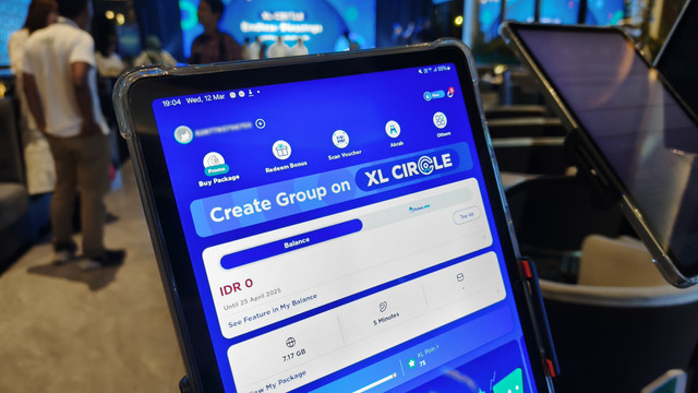 Fitur XL Circle di aplikasi MyXL. Foto: Muhammad Fikrie/kumparan
