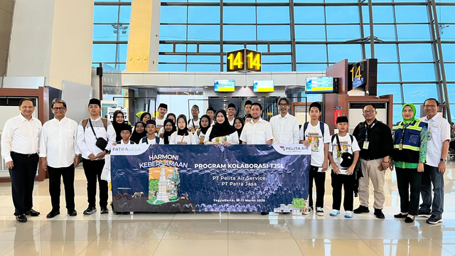 Pelita Air dan Patra Jasa mengajak anak-anak Yayasan Rasulullah SAW Jakarta menimati masa Ramadan di Yogyakarta. Foto: Dok. Pertamina