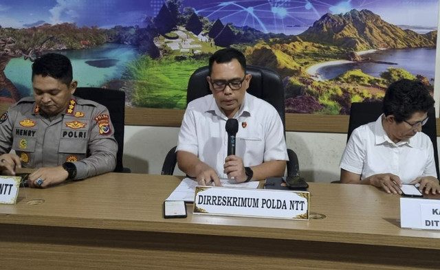 konferensi pers terkait Kapolres Ngada NTT. Foto: Dok. kumparan