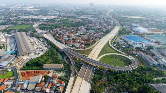 Ruas Jalan Tol Cibitung–Cilincing (JTCC) dok: PT Pelindo Solusi Logistik (SPSL)