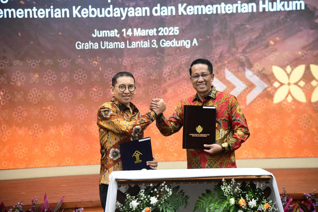 Lindungi Budaya Indonesia, Kemenkum Sahkan Kerja Sama dengan Kemenbud