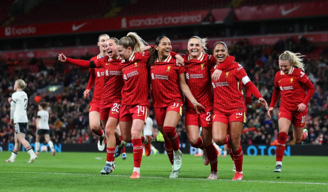 Liverpool kalahkan Manchester United 3-1 di Liga Inggris Wanita, Sabtu (15/3). Foto: Dok. Liverpool