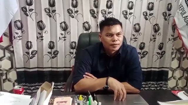 Ketua KPU Kabupaten Kepulauan Talaud, Andri Sumolang.