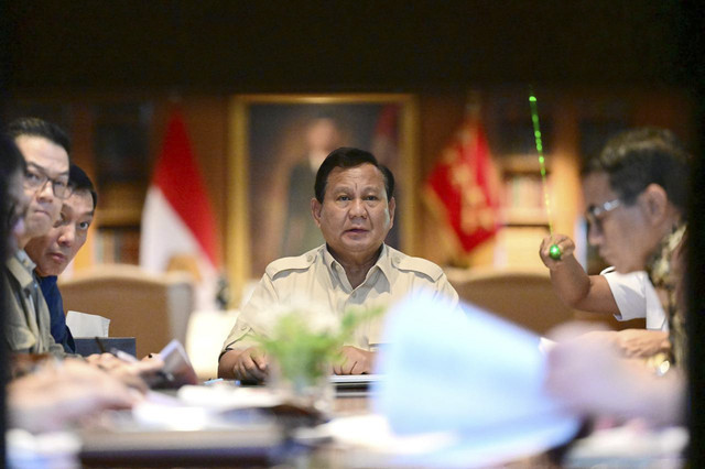 Presiden Prabowo pimpin Ratas Percepatan Hilirisasi. Foto: Dok. Muchlis Jr - Biro Pers Sekretariat Presiden