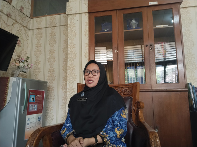 Pelaksana Harian (Plh) Kepala Dinas Tenaga Kerja Provinsi Lampung, Yuri Agustina Primasari  | Foto : Eka Febriani / Lampung Geh