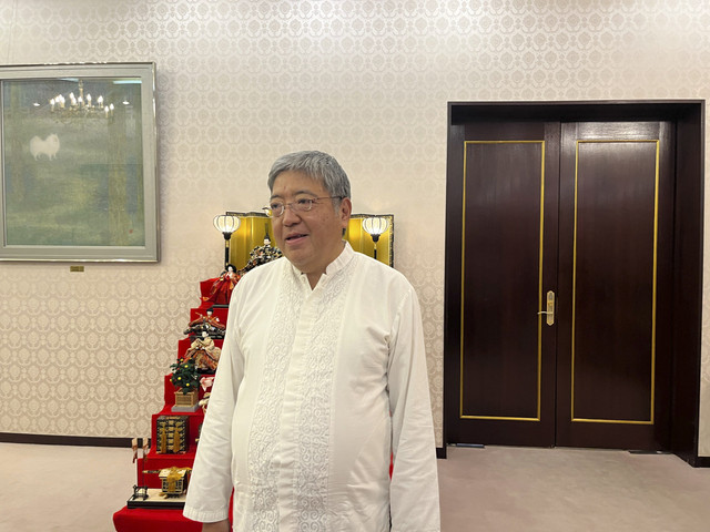 Duta Besar Jepang untuk Indonesia, Masaki Yasushi, menggelar buka puasa bersama dengan sejumlah tokoh Muslim Indonesia di kediamannya, Senin (17/3/2025). Foto: Tiara Hasna/kumparan