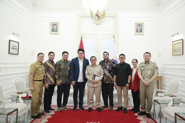 Federasi Futsal IndonesiaF Temui Gubernur Jakarta Pramono Anung bahas tuan rumah Piala Asia Futsal 2026. Foto: Dok. FFI