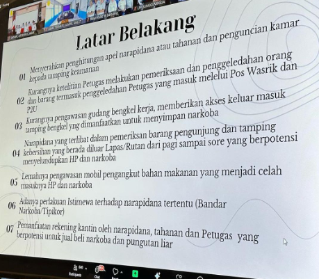 Pentingnya Pengawasan Internal, Rupbasan Mojokerto Ikuti Potensi Pelanggaran Pegawai