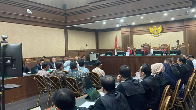 Sidang pemeriksaan saksi kasus dugaan korupsi importasi gula dengan terdakwa eks Menteri Perdagangan Thomas Trikasih Lembong atau Tom Lembong, di Pengadilan Tipikor Jakarta, Kamis (20/3/2025). Foto: Fadhil Pramudya/kumparan