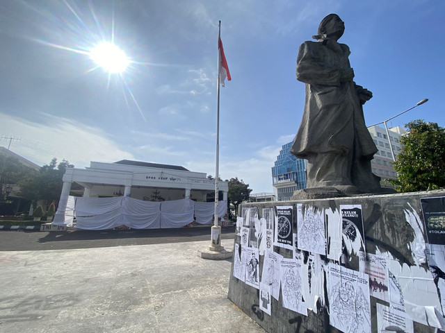 Suasana di DPRD DIY pasca demo. Foto-foto: Resti Damayanti/Pandangan Jogja